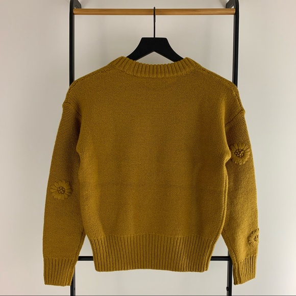 Madewell Flower Embroidered Pullover 